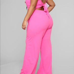Plus Pink Jumpsuit